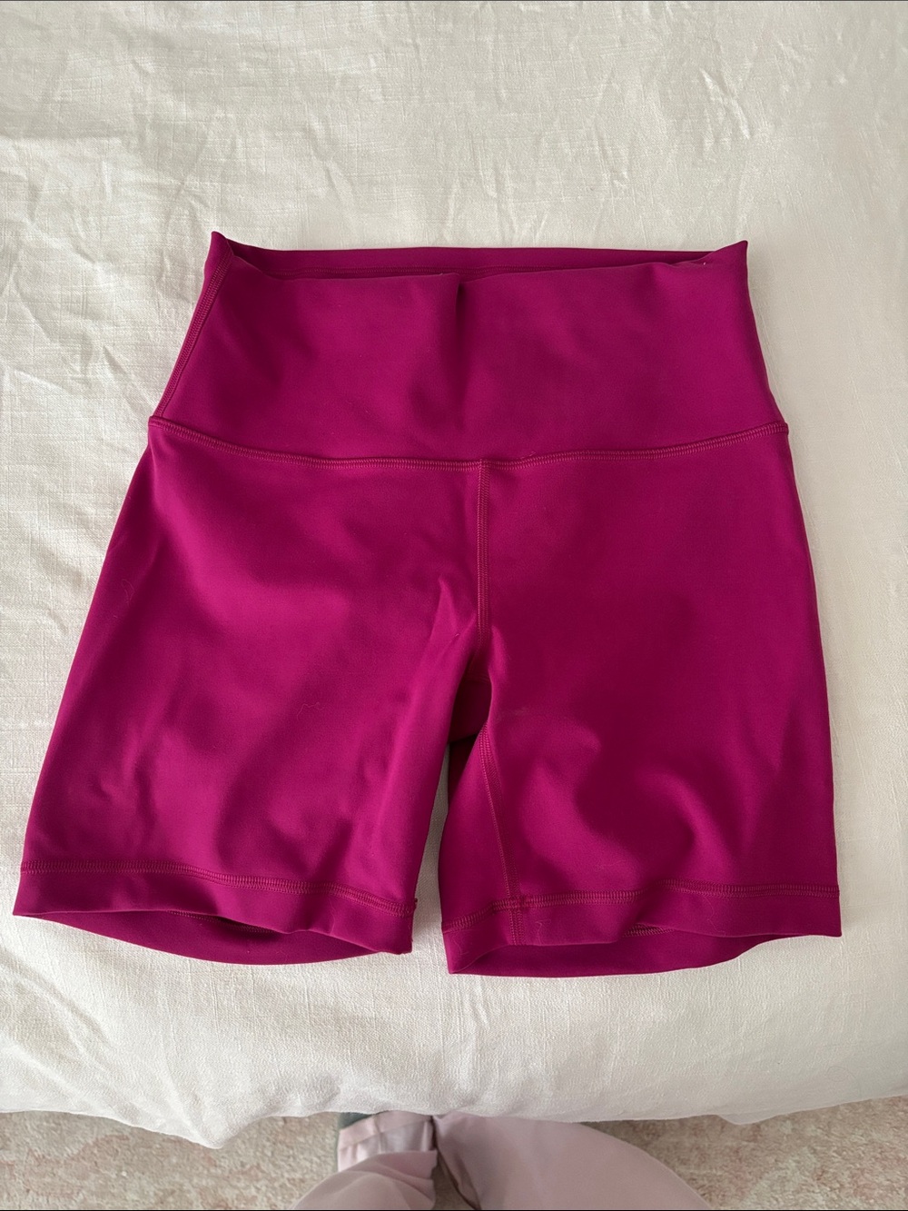 lululemon athletica Women's High-Rise Bike Shorts in Magenta